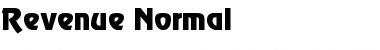 Revenue Normal Font Title Preview