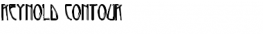 Reynold Contour Regular Font Title Preview