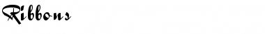 Ribbons Regular Font Title Preview