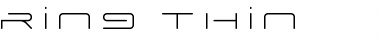 Ring Thin Font Title Preview