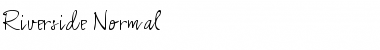 Riverside Normal Font Title Preview