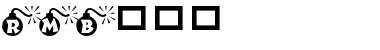 RMBomb Regular Font Title Preview