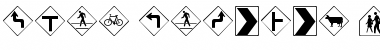Road Warning Sign Medium Font Title Preview