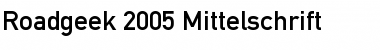 Roadgeek 2005 Mittelschrift Regular Font Title Preview