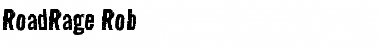 RoadRage Rob Font Title Preview