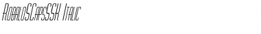 RobaloSCapsSSK Italic Font Title Preview