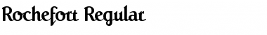 Rochefort Regular Font Title Preview