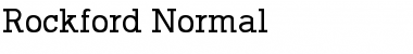 Rockford Normal Font Title Preview