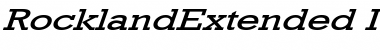 RocklandExtended Italic Font Title Preview