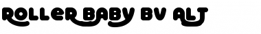 Roller Baby BV Alt Regular Font Title Preview