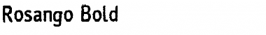 Rosango Bold Font Title Preview