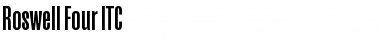 Roswell Four ITC Bold Font Title Preview