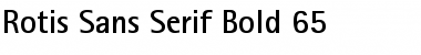 RotisSansSerif Bold Font Title Preview