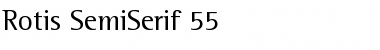 RotisSemiSerif Regular Font Title Preview