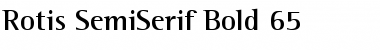 RotisSemiSerif Regular Font Title Preview