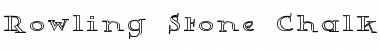 Rowling Stone Chalked Regular Font Title Preview