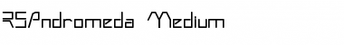 RSAndromeda Medium Font Title Preview