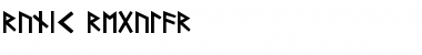 Runic Regular Font Title Preview