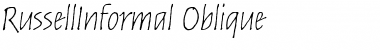 RussellInformal RomanItalic Font Title Preview
