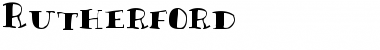 Rutherford Regular Font Title Preview