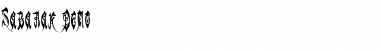 Sabanak Demo Regular Font Title Preview