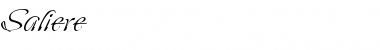 Saliere Regular Font Title Preview