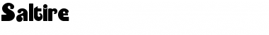 Saltire Normal Font Title Preview