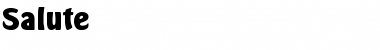 Salute Normal Font Title Preview