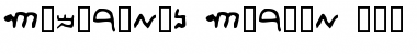 Samaritan Script 300 B.C. Regular Font Title Preview