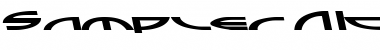 Sampler Italic Font Title Preview
