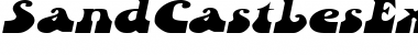 SandCastlesExtended Oblique Font Title Preview