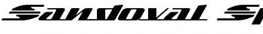 Sandoval Speed Regular Font Title Preview