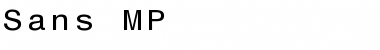 Sans MP Regular Font Title Preview