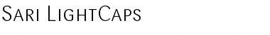 Sari Light Font Title Preview