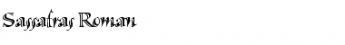 Sassafras-Roman  Font Title Preview