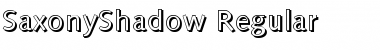 SaxonyShadow Regular Font Title Preview