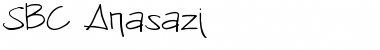 SBC Anasazi Regular Font Title Preview