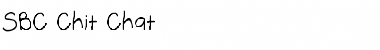 SBC Chit Chat SBC Chit Chat Font Title Preview