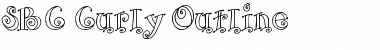 SBC Curly Outline Regular Font Title Preview