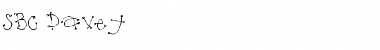 SBC Davey SBC Davey Font Title Preview