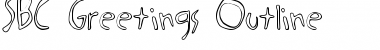 SBC Greetings Outline Regular Font Title Preview
