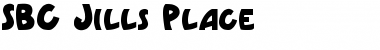 SBC Jills Place Regular Font Title Preview