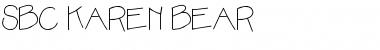 SBC Karen Bear Regular Font Title Preview