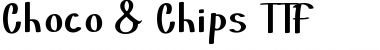 Choco & Chips Regular Font Title Preview