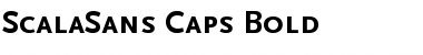 ScalaSans Caps Bold Font Title Preview