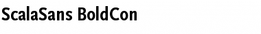 ScalaSans Bold Font Title Preview