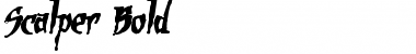 Scalper Bold Font Title Preview