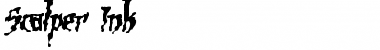 Scalper Ink Regular Font Title Preview
