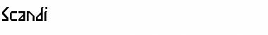 Scandi Regular Font Title Preview