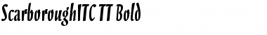 ScarboroughITC TT Bold Font Title Preview